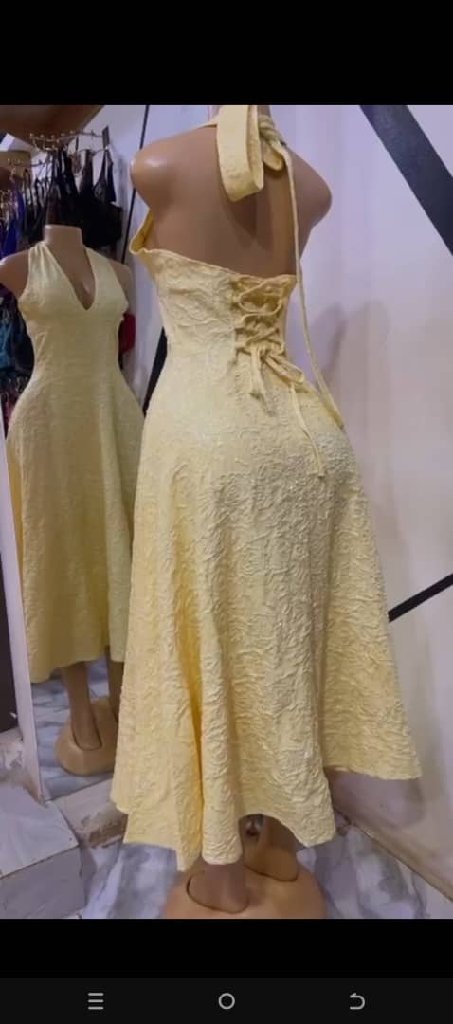 hatter neck midi dress