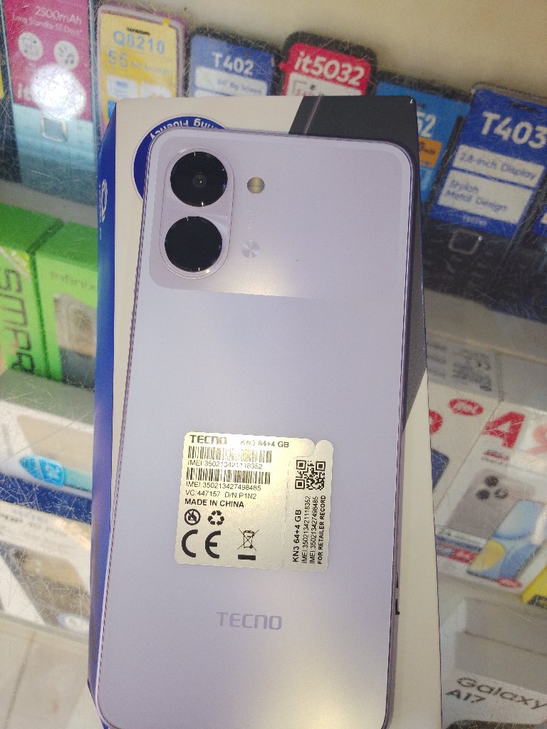 Tecno pop20 smart phone (64+4)