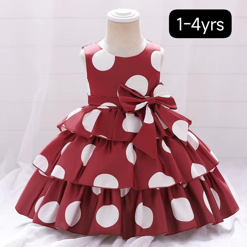 dotted fancy dress turkey material available 2-3years