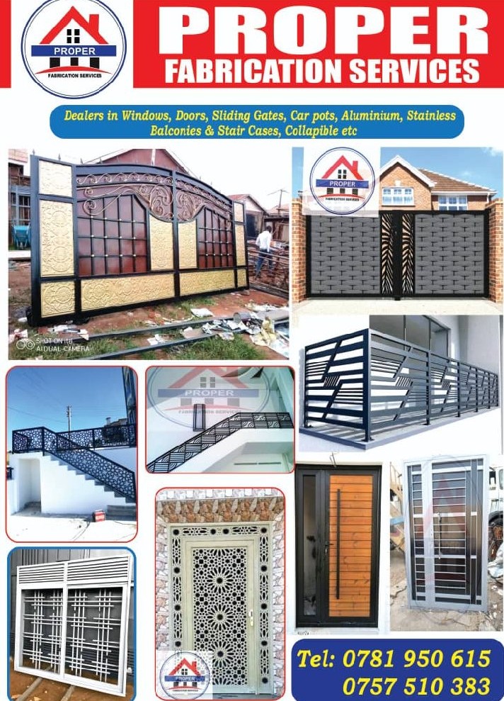 welding in, doors, gates, balconies and staircases burglar proofs