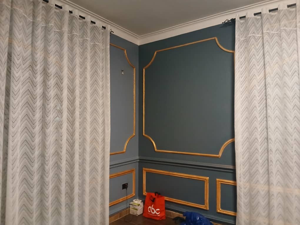 Custom curtains making